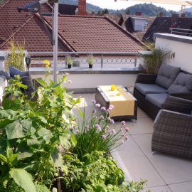 Sanierung des Dachgeschosses an einem Jahrhundertwende-Wohnhaus mit neuen Gauben und Dachterrassen